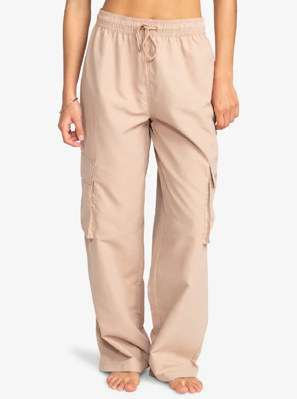 Women's bags with clean, simple lines and premium leather material for everyday sophistication-Active Collection Baggy Sweatpants - Warm Taupe