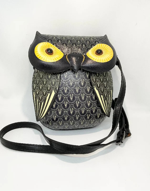 Women's bags with shiny metallic accents and sleek design for evening glamour-Wise Owl Novelty Bag