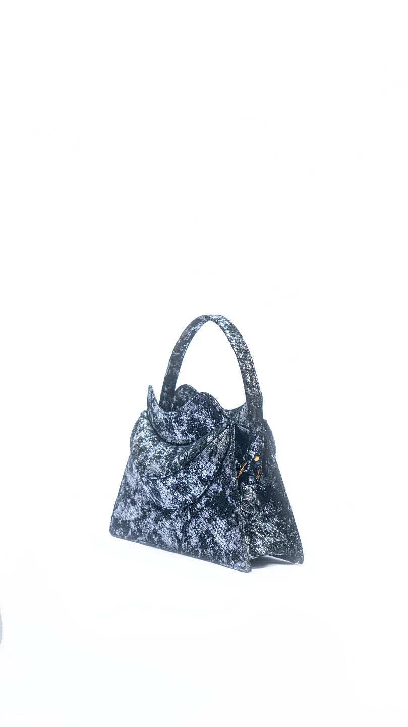 Women's bags with adjustable shoulder straps and multiple compartments for convenience-Dada Pedon Giza Ocean Jasper Micro Tote Bag