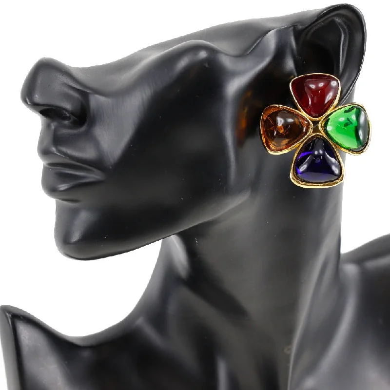 Rings with faceted garnet for deep shine -Chanel CHANEL Gripoa Earring G  26  45.0g Gripoa  【】 A Ranked Earring  【s 】