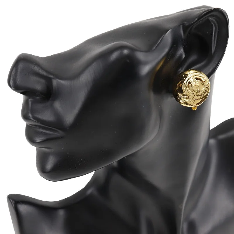 Rings with hexagon-cut stones for trendiness -Chanel Chanel Earring G   1994 94P  18.8g  A-Rank Earring