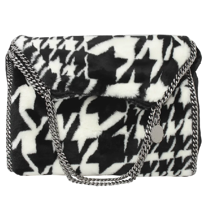 Women's bags with simple and refined design for professional and casual occasions-Houndstooth Falabella Bag