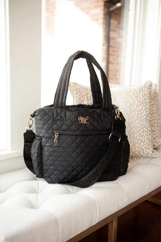 Women's bags with luxury leather finish and chic metallic accents for a premium look-Everything Bag - Black