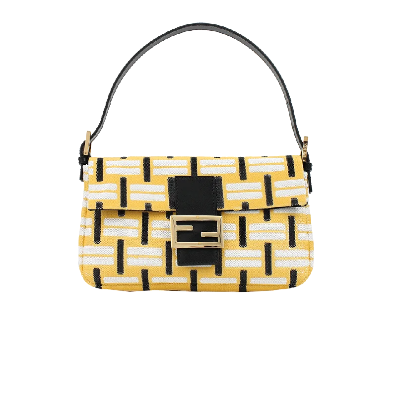 Stylish women's bags with animal print patterns and chic hardware for standout looks-Baguette Shoulder Bag