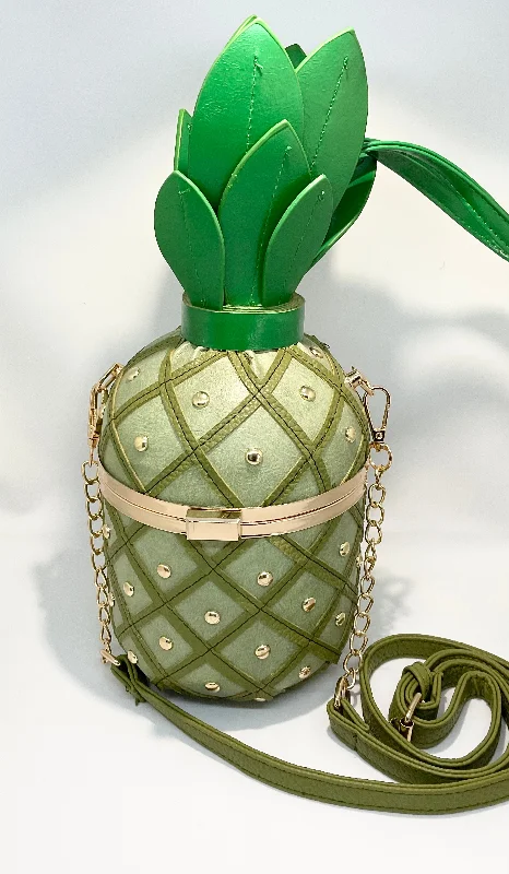 Women's bags with structured design and luxurious leather for high-end fashion-Pineapple Green Novelty Bag