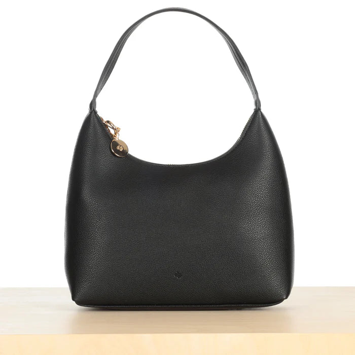 Women's bags with intricate designs and textured leather for a fashionable, statement look-Marlo Bag (Black Pebble)