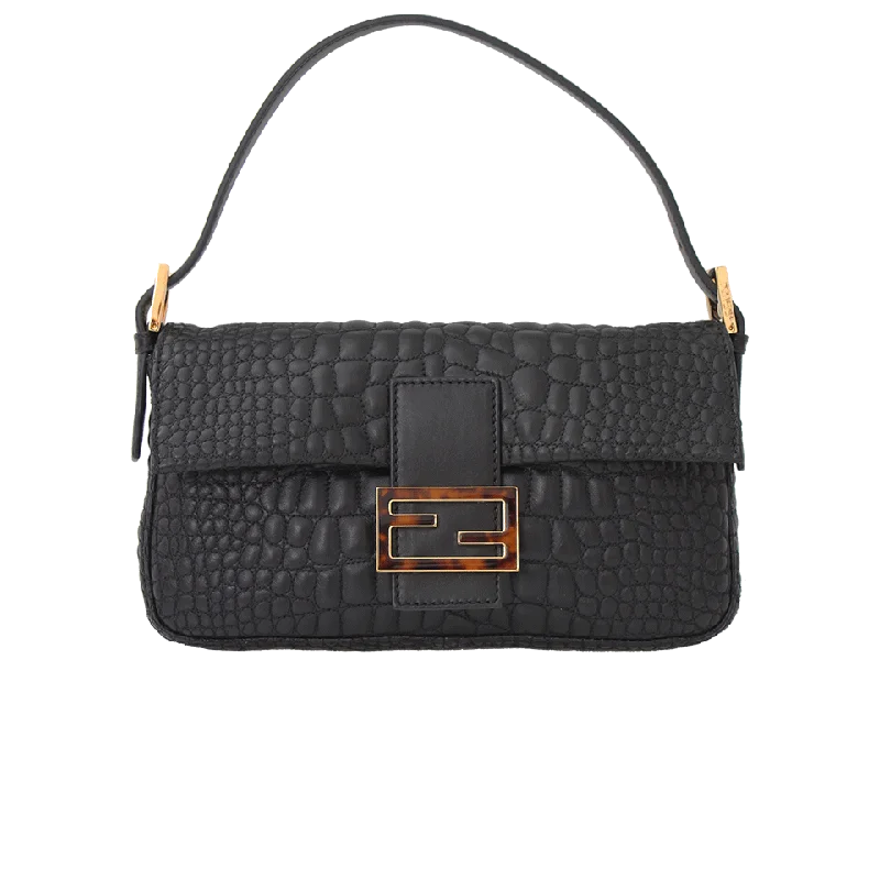 Women's bags with minimalistic design and subtle details for timeless elegance-Baguette Shoulder Bag