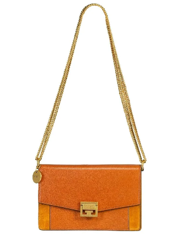 High-quality women's bags with luxury materials and detailed stitching for durability-Chestnut Bicolor Mini GV3 Bag