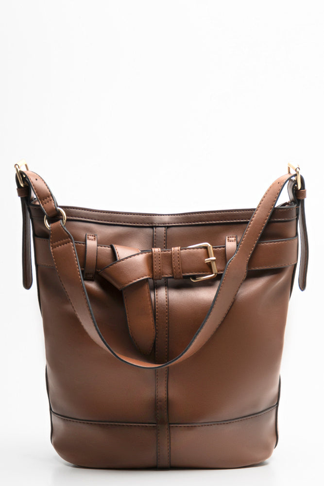 Women's bags with soft faux suede material and chic design for versatile wear-Bucket Bag Brown