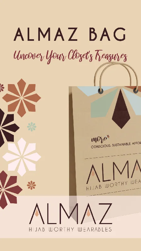 Women's bags with padded straps and sleek finish for comfort and style-ALMAZ Bag - Uncover Your Closet's Treasures