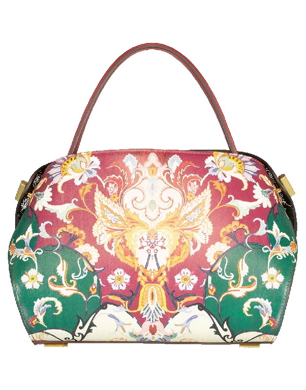 Women's bags with simple and refined design for professional and casual occasions-Printed Saffiano Baby Nolo Bag