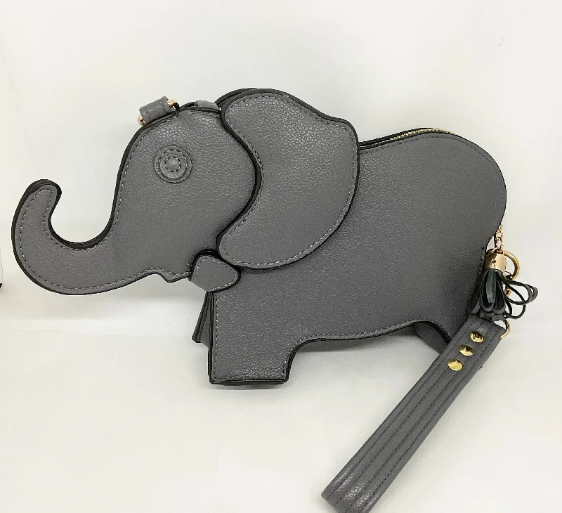 Women's bags with vintage-inspired design and rich leather texture for classic style-Elephant Novelty Bag