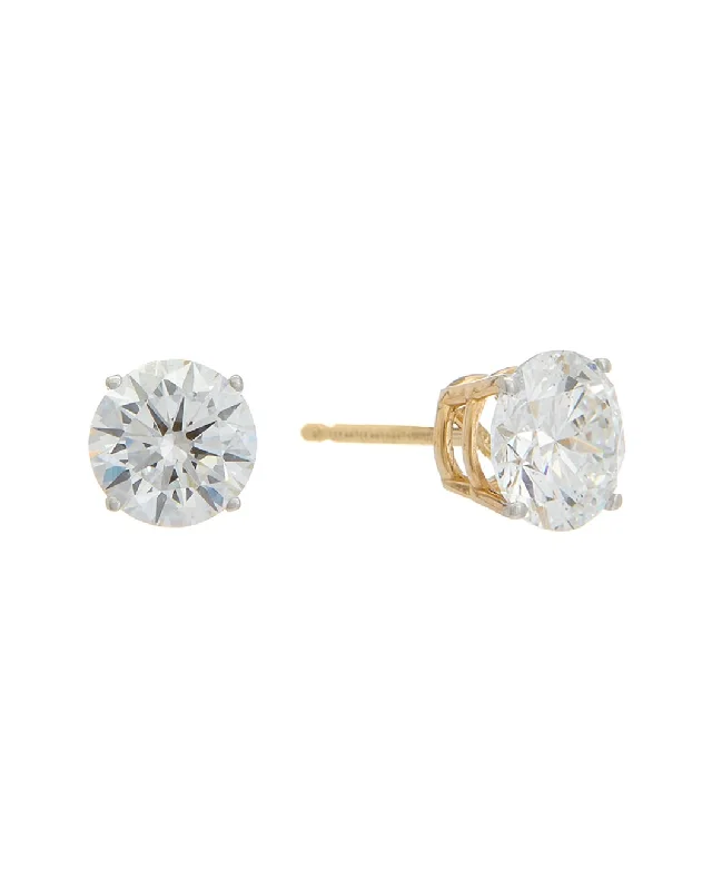 Best hoop earrings with sterling silver for an affordable and chic design-14K Yellow Gold 2.00 Ct. Lab Grown Diamond Studs