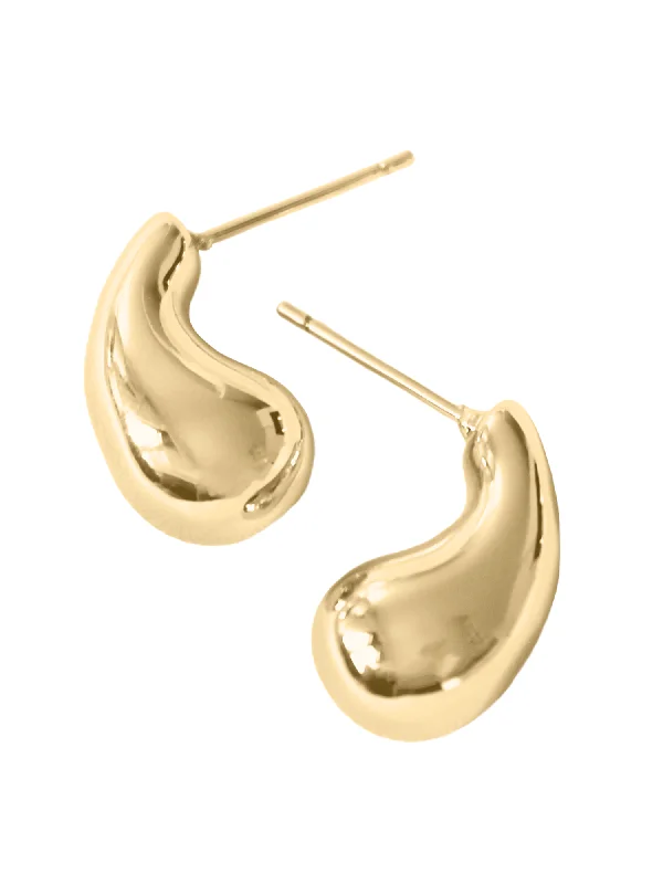 Best hoop earrings with butterfly motifs for a playful and whimsical appearance-Baby Drop Post