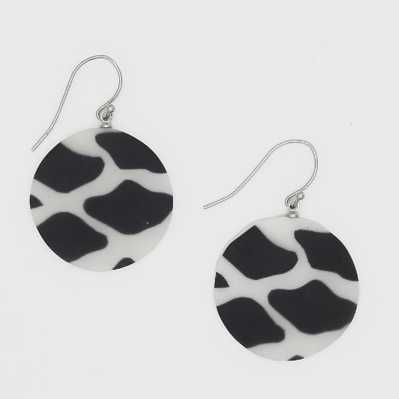 Best hoop earrings with satin ribbons for a soft, feminine appearance-Black Utari Earrings