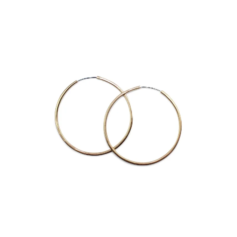 Best hoop earrings with cubic zirconia for a budget-friendly, dazzling look-Day Hoops Gold Filled