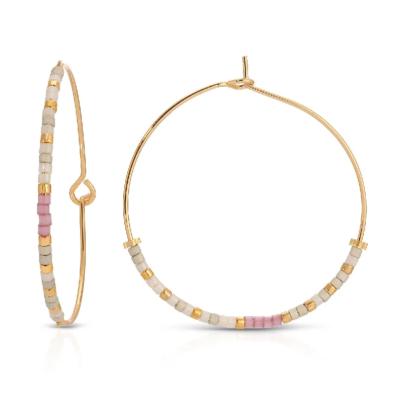 Best hoop earrings with delicate chain details for a trendy and stylish design-Girl Mama