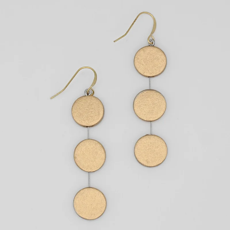 Best hoop earrings with geometric shapes for a modern and artistic appeal-Gold Ashlyn Dangle Earring