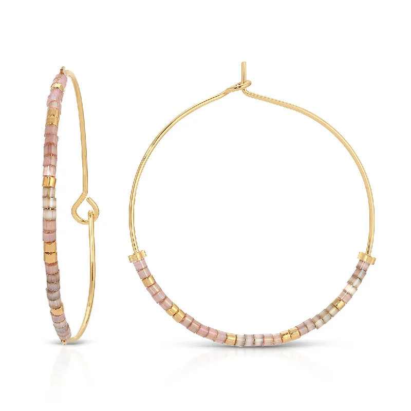 Hoop earrings with infinity loop designs for a continuous and eternal shape-Isaiah 58:11