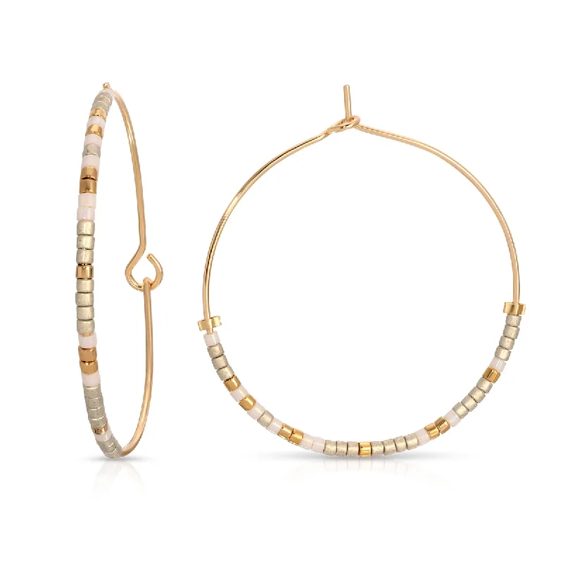 Stylish hoop earrings with diamond accents for an elegant and sparkling effect-Jeremiah 29:11