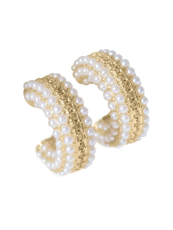 Best hoop earrings with infinity designs for a timeless and meaningful symbol-Korey Pearl Hoops