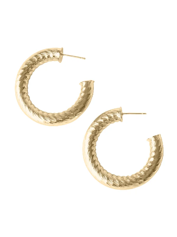 Medium hoop earrings for an everyday look with the perfect balance of style-Ladrielle Hoop