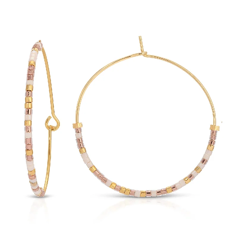 Best hoop earrings with baroque pearls for a luxurious and elegant vibe-Love Always