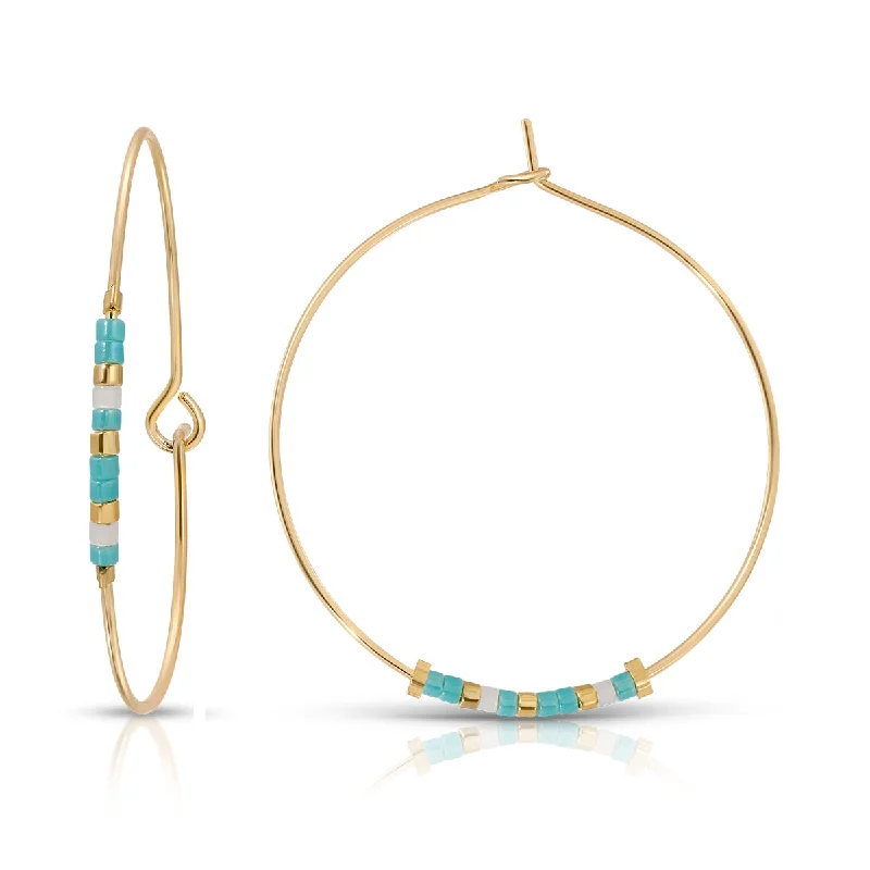 Hoop earrings with floral motifs for a feminine and nature-inspired look-Mama