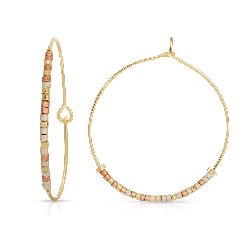 Best hoop earrings with lever-back closures for secure and easy wear-Mountain Girl 'Mtn.'