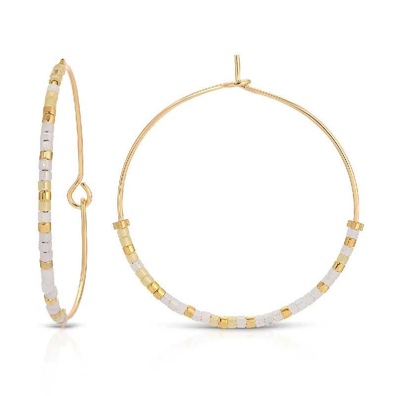 Hoop earrings with removable pendants for a versatile and customizable accessory-My Sunshine