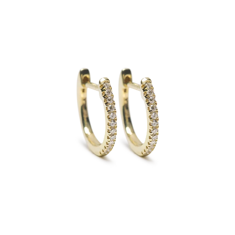 Best hoop earrings with butterfly motifs for a playful and whimsical appearance-Pixie Hoop - 14kt Yellow gold