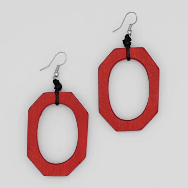 Best hoop earrings with infinity designs for a timeless and meaningful symbol-Red Luzara Earrings