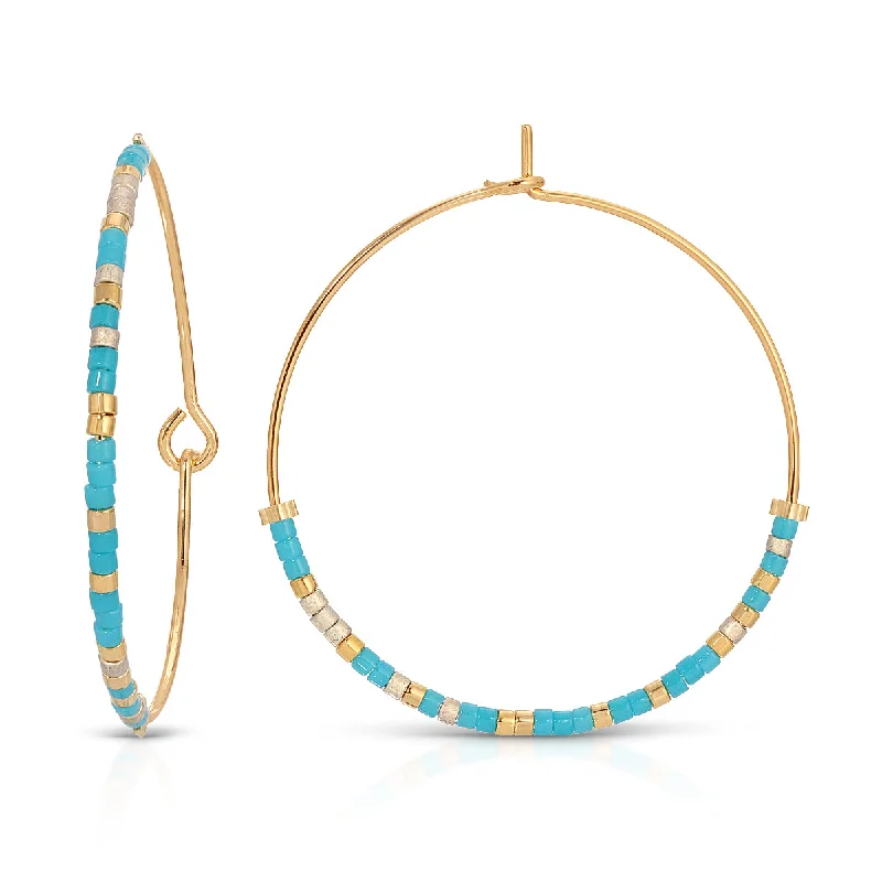 Hoop earrings with textured gold for a refined and sophisticated aesthetic-Soul Sister