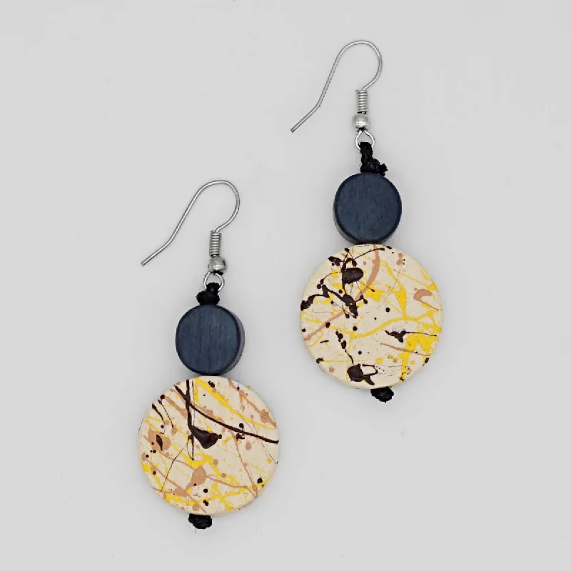 Hoop earrings with a chunky design for a bold and trendy statement-Tiana Splatter Earrings