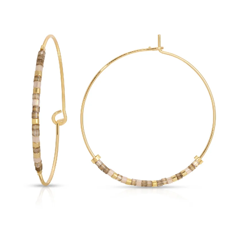 Best hoop earrings with gold-plated finishes for an affordable luxury vibe-Valued