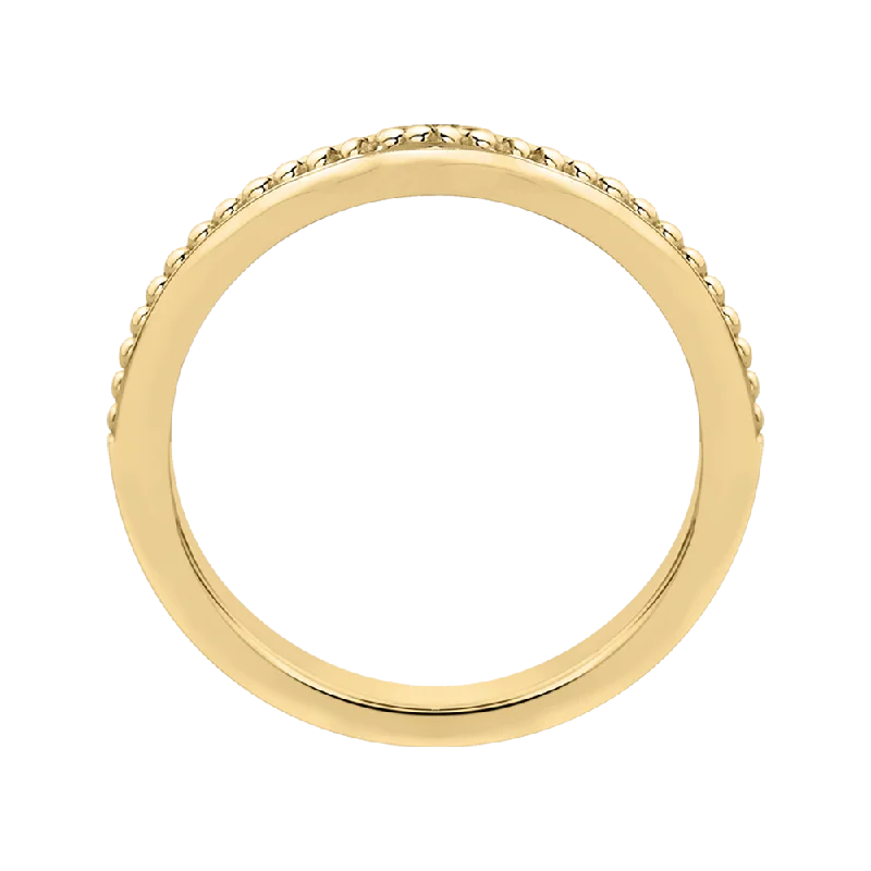 Necklaces and pendants with ocean-inspired designs for a refreshing, beachy feel-14K Yellow Gold Plain Wedding band