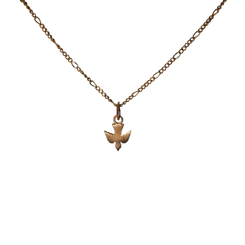 Simple necklaces and pendants with tiny charms for a delicate and casual vibe-Baby Bird Brass Necklace - 16