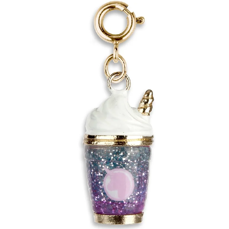 Best necklaces and pendants with emerald gemstones for a rich, sophisticated design-Charm It! - Gold Unicorn Smoothie Charm