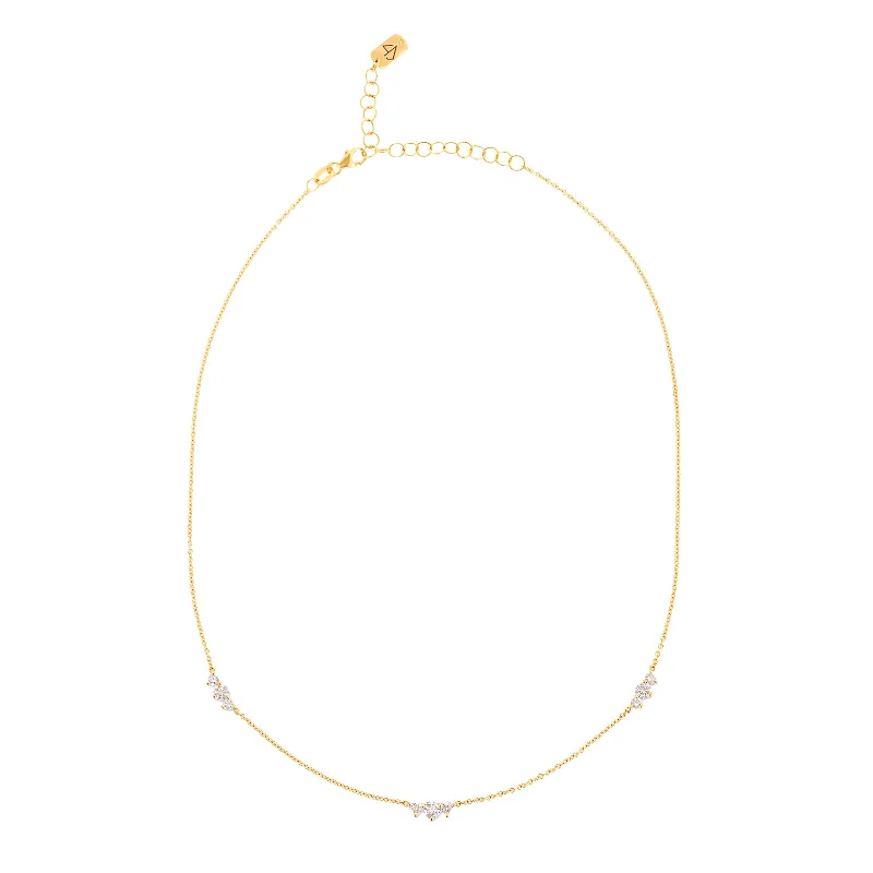 Elegant necklaces and pendants with gold chains for a chic, timeless appearance-Stardust Necklace - Diamond