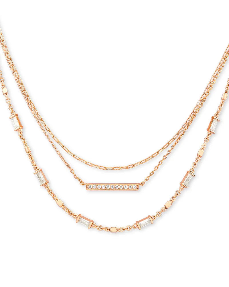 Best necklaces and pendants with gemstone clusters for a bold and colorful effect-Kendra Scott Addison Multi Strand Necklace in Gold