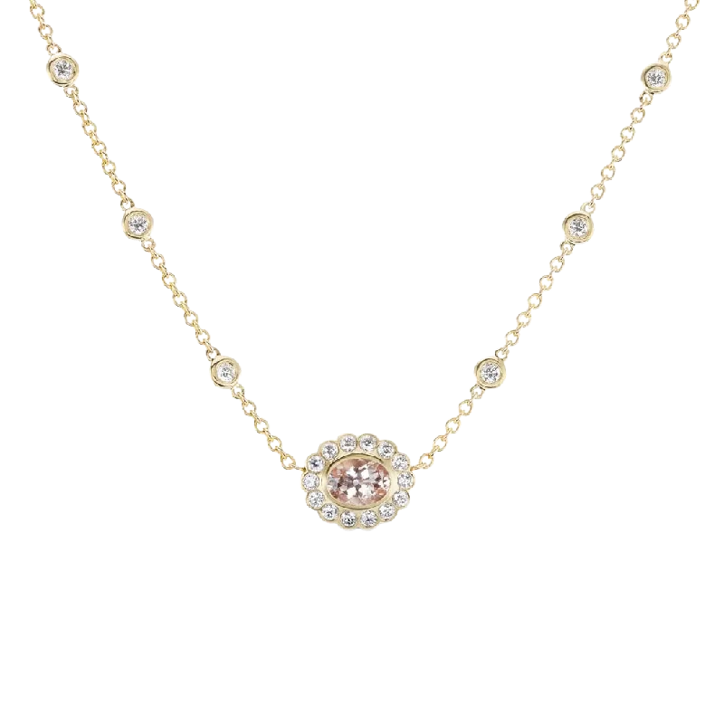 Best necklaces and pendants with zodiac signs for a celestial, astrology-inspired vibe-Lexie Choker in Morganite