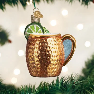 Best necklaces and pendants with glowing moonstone for an ethereal glow-Old World Christmas - Moscow Mule Mug