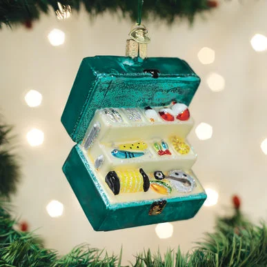 Necklaces and pendants with diamond pendants for a luxurious sparkling effect-Old World Christmas - Tackle Box