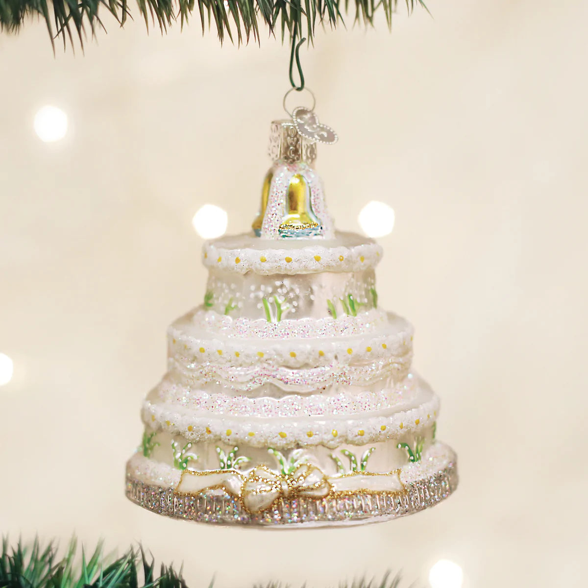 Beautiful necklaces and pendants with gemstone teardrops for an elegant effect-Old World Christmas - Wedding Cake