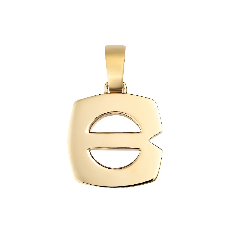 Elegant necklaces and pendants with diamond accents for added sparkle-Splendente "B" Pendant