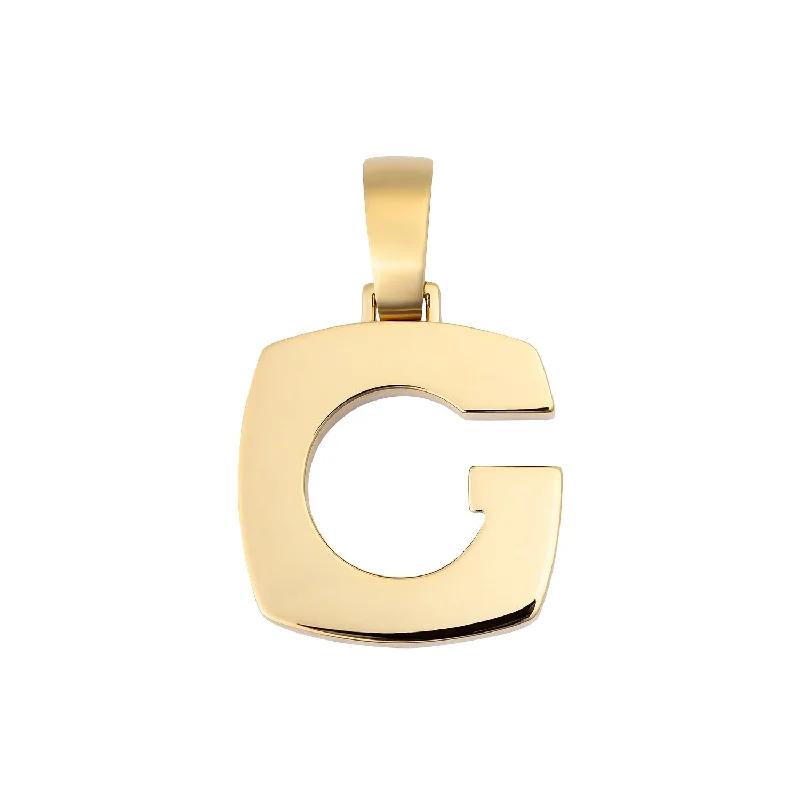 Best necklaces and pendants with butterfly pendants for a delicate, light style-Splendente "G" Pendant