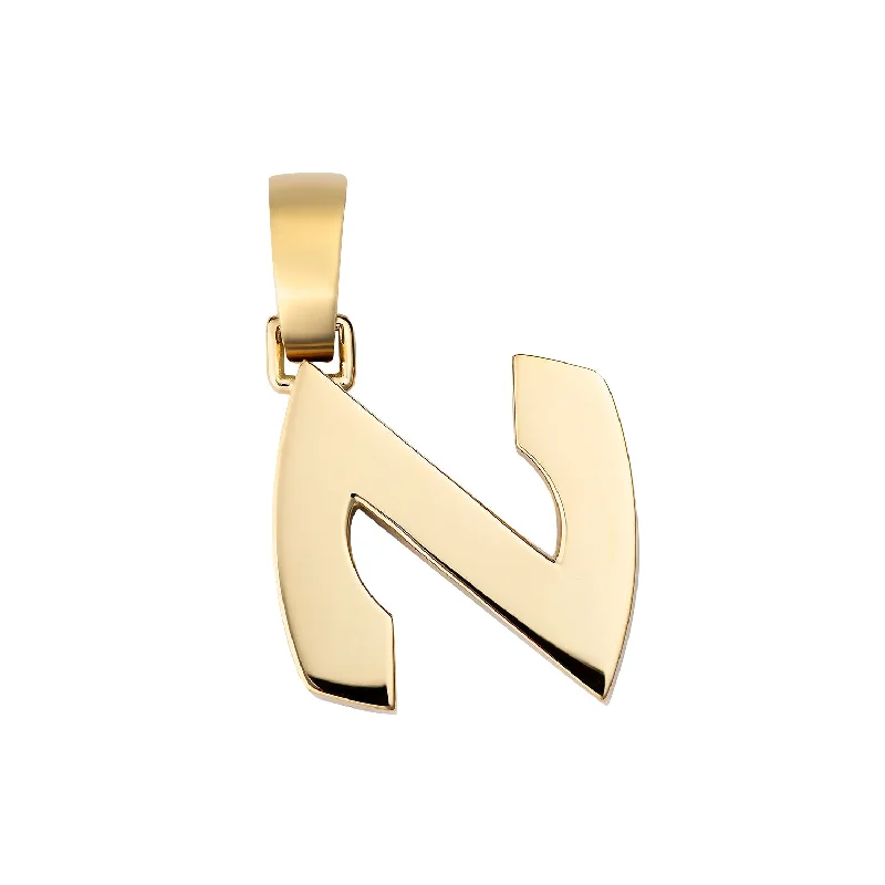 Best necklaces and pendants with layered designs for a chic, stacked look-Splendente "N" Pendant