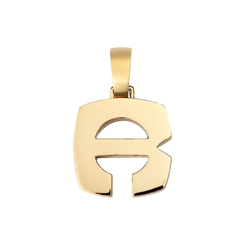 Elegant necklaces and pendants with diamond accents for added sparkle-Splendente "R" Pendant