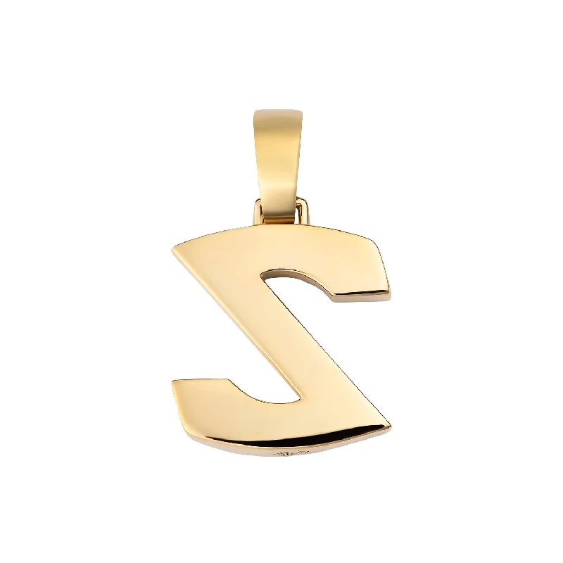 Necklaces and pendants with clear quartz for a pure and radiant look-Splendente "S" Pendant