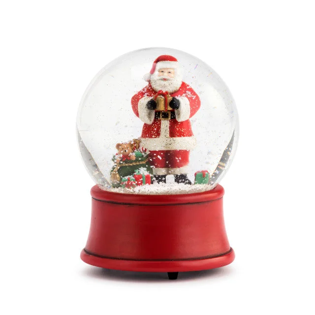 Unique necklaces and pendants with gemstones for a colorful and vibrant statement-Santa Presents Snow Globe